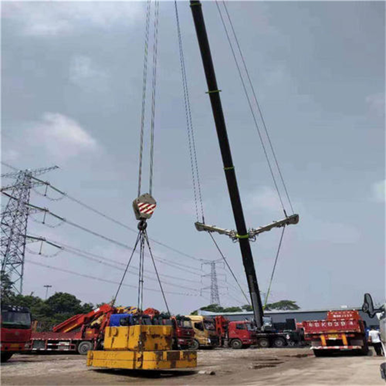 大安镇风电设备吊装